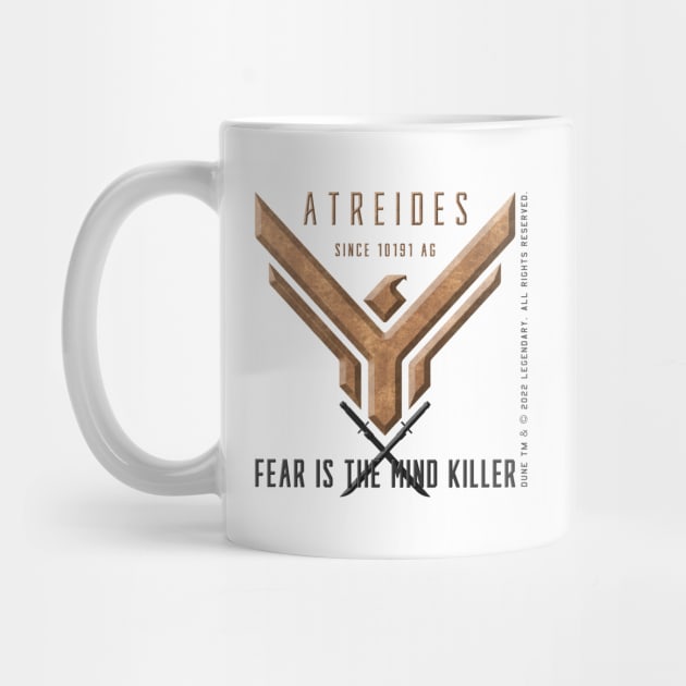 DUNE 2022 - ATREIDES HOUSE - FEAR IS THE MIND KILLER by kooldsignsflix@gmail.com